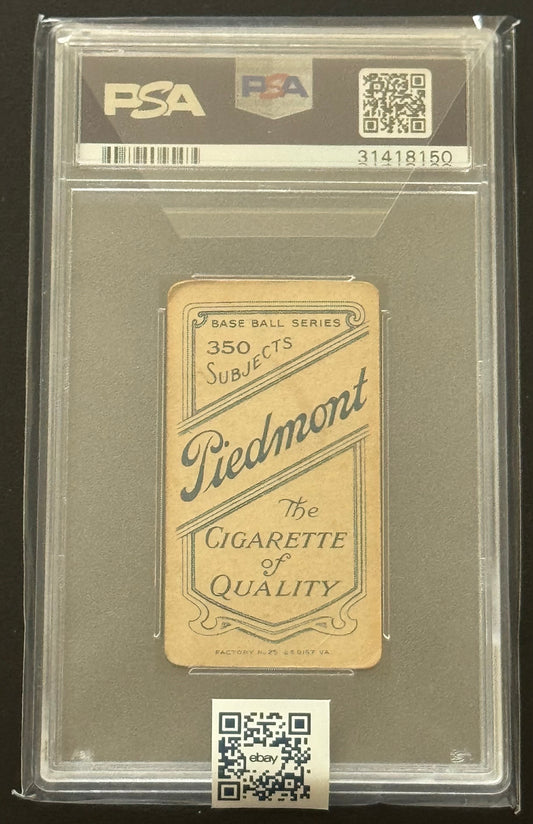 1909-1911 T206 Piedmont 350 TY COBB Portrait Green - PSA 3 VG